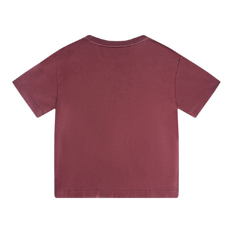 Young Original Short Sleeve Boxy Tee, Brown Mid, hi-res