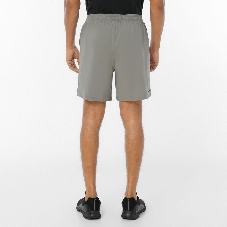 Active Intent Men's Stretch Active Shorts, Grey Mid, hi-res