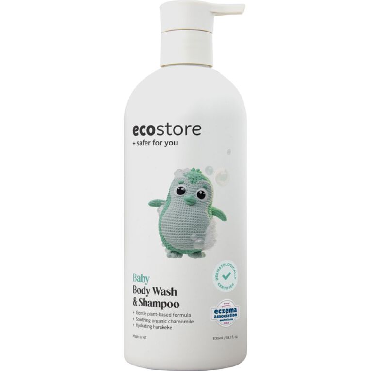 Ecostore Baby Wash & Shampoo 535ml, , hi-res
