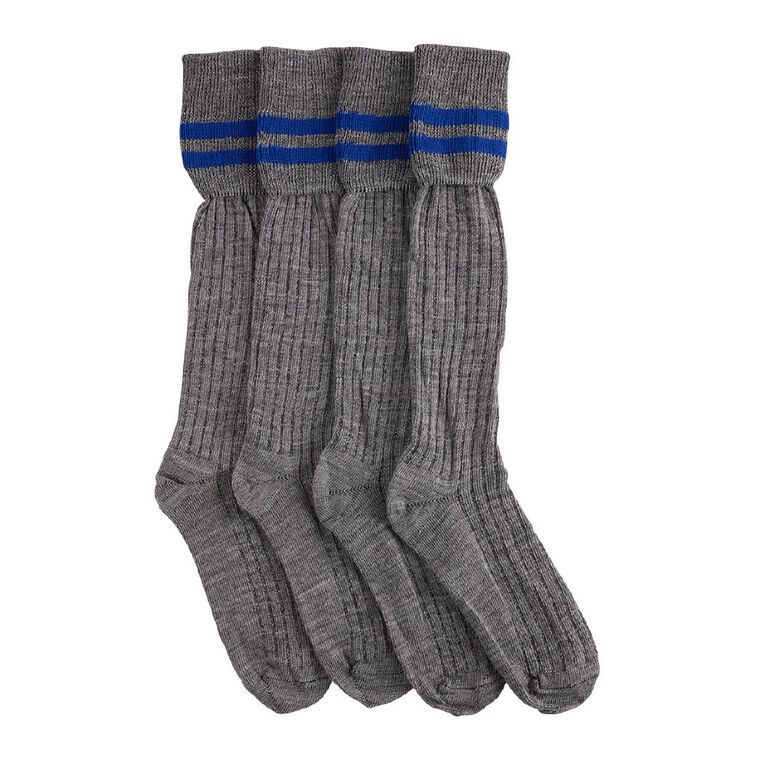 Schooltex Striped School Socks 2 Pack, Schooltex Sock E, hi-res