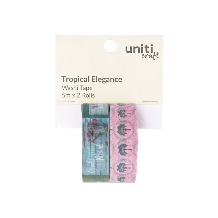 Uniti Tropical Elegance Washi Tape, , hi-res