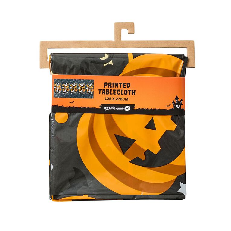 Scarehouse Halloween Printed Tablecloth, , hi-res