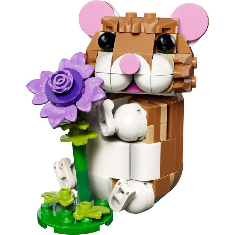 LEGO CREATOR Cute Hamster with A Flower 31376, , hi-res