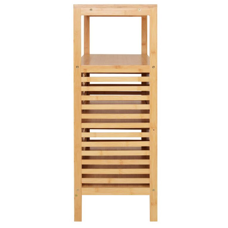 Living & Co Bamboo Double Storage Cabinet, , hi-res