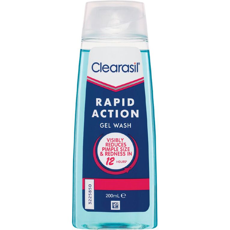 Clearasil Rapid Action Gel Wash 200ml, , hi-res