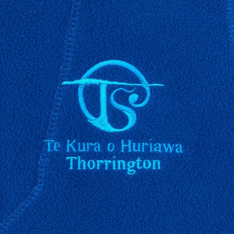 Schooltex Thorrington School Polar Fleece Top with Embroidery, Royal, hi-res