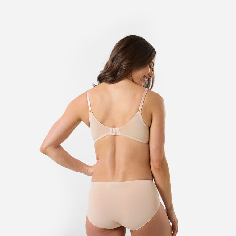 H&H Women's T-shirt Bra, Beige, hi-res