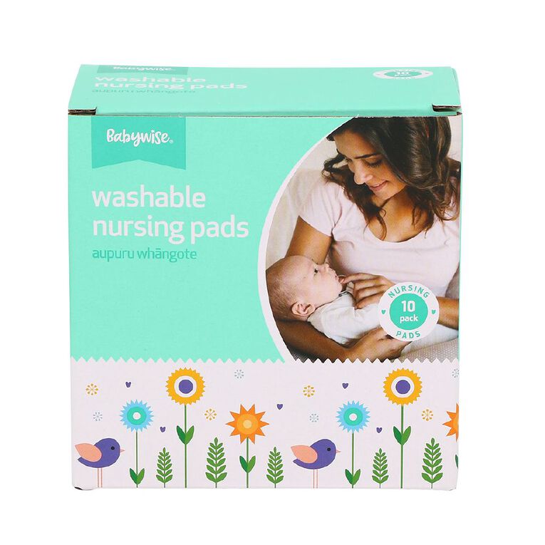 Babywise Re-usable/washable Nursing Pads 10pk