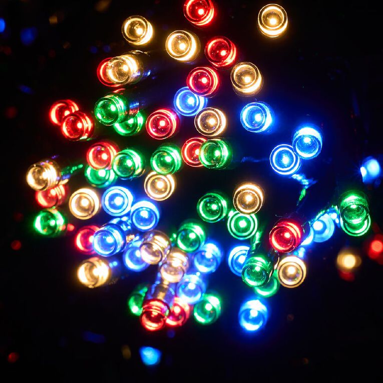 Wonderland Plug-in Christmas String Lights Multi-Coloured 27m, , hi-res