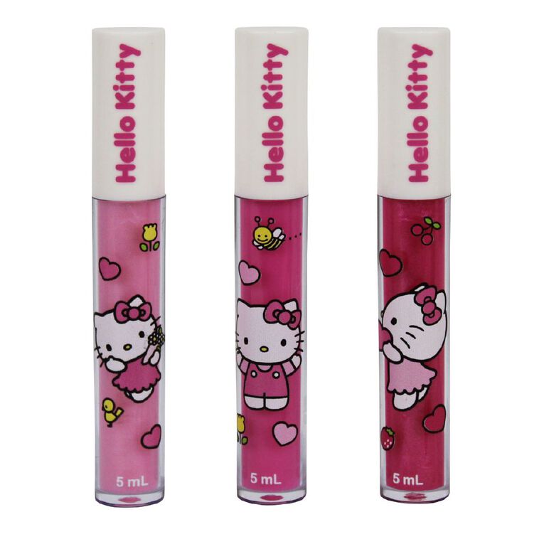 Hello Kitty Lip Gloss Set 3 Pack, , hi-res