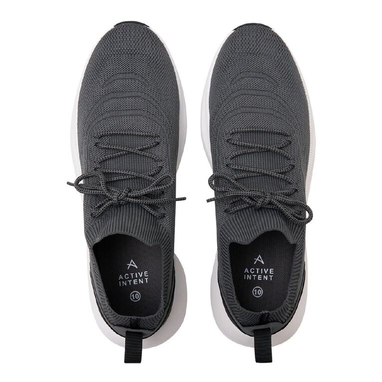 Active Intent Men's Fraser Trainers, Grey, hi-res