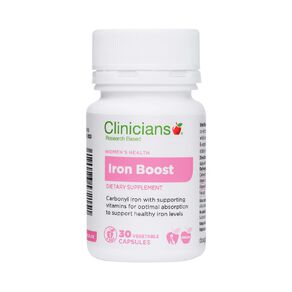 clinicians iron boost 30 capsules 30 capsule