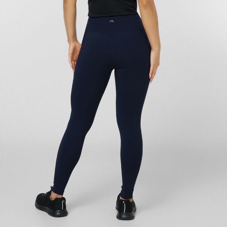 Active Intent Women's Side Pocket 7/8 Leggings, Blue Dark, hi-res