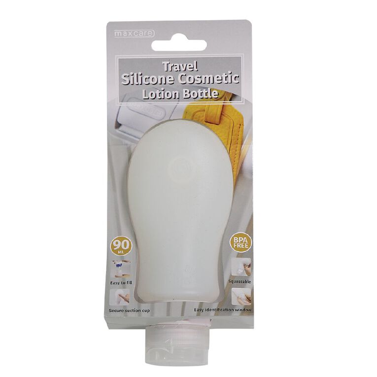 Maxcare Travel Silicone Lotion Bottle Assorted 90ml, , hi-res