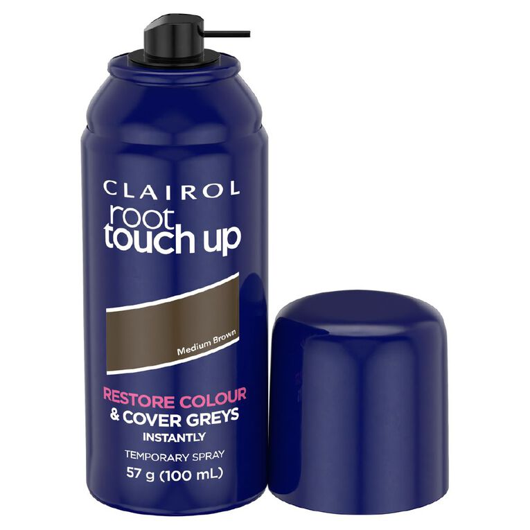 Clairol Root Touch Up Spray Medium Brown 100ml, , hi-res