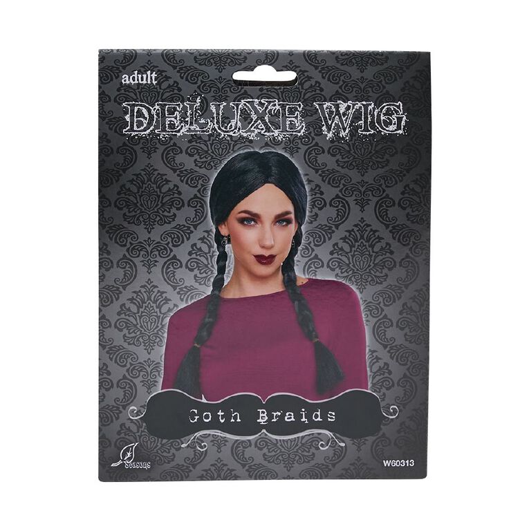 Seasons Plait Wig Black Black, , hi-res