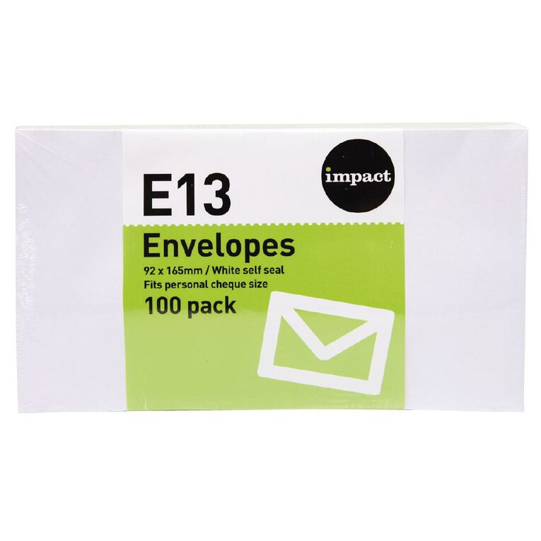 WS Envelope E13 Seal 100 Pack, , hi-res