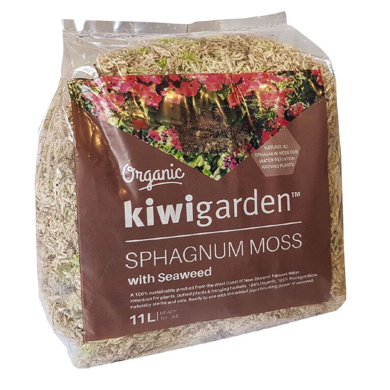 Kiwi Garden Sphagnum Moss With Seaweed 11L, , hi-res