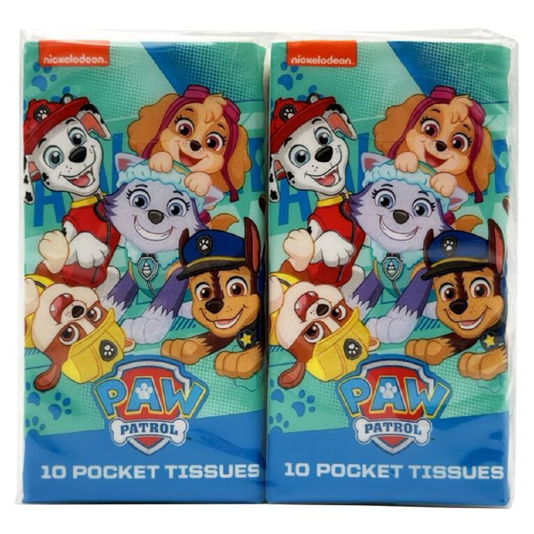 Paw Patrol Tissues 4 Pack, , hi-res