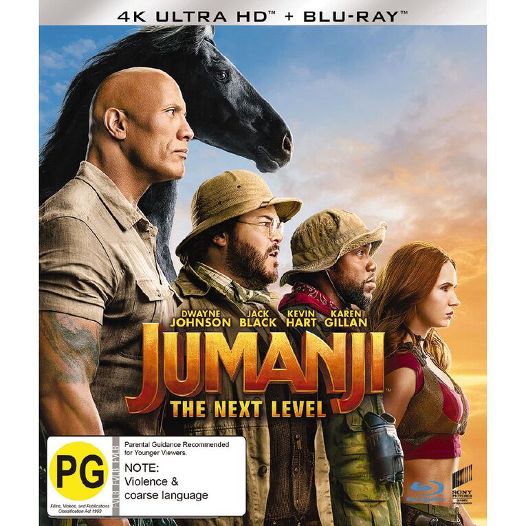 Jumanji The Next Level 4K Blu-ray 2Disc, , hi-res