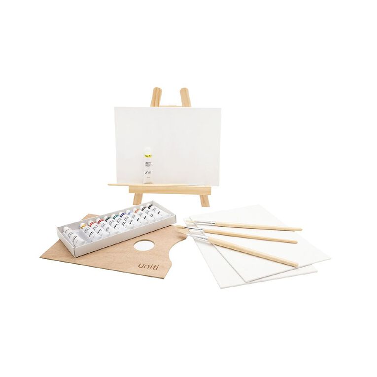 Uniti Art Set Mini Table Easel 21 Piece, , hi-res