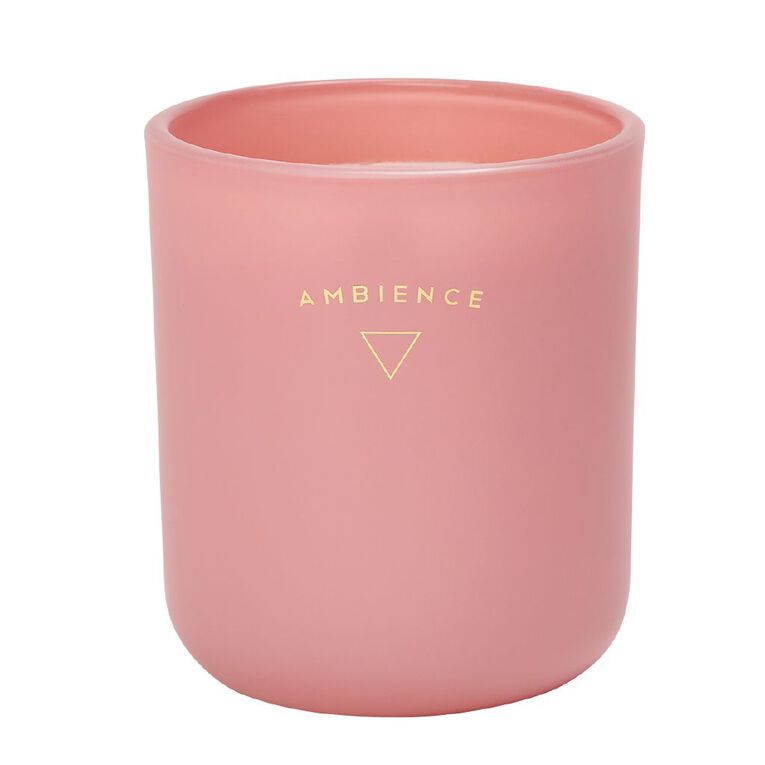 Living & Co Ambience Candle Jar Berry Royale 13oz 13oz, Pink Dark, hi-res