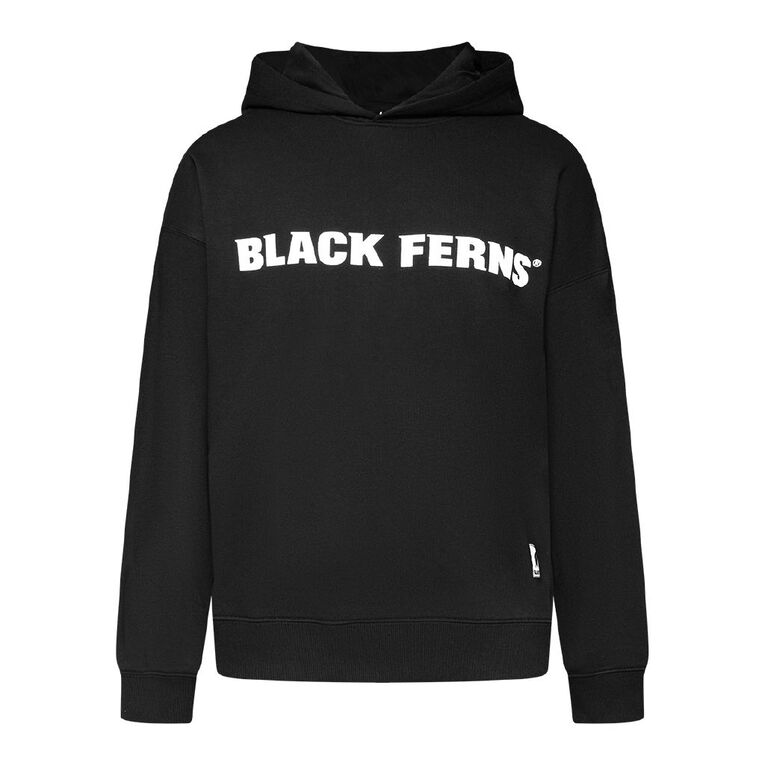 Black Ferns Adults' Oversized Hoodie, Black, hi-res