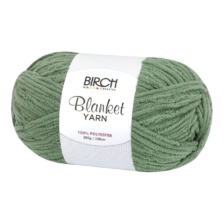 Birch Blanket Yarn 100% Polyester 300G Khaki, , hi-res