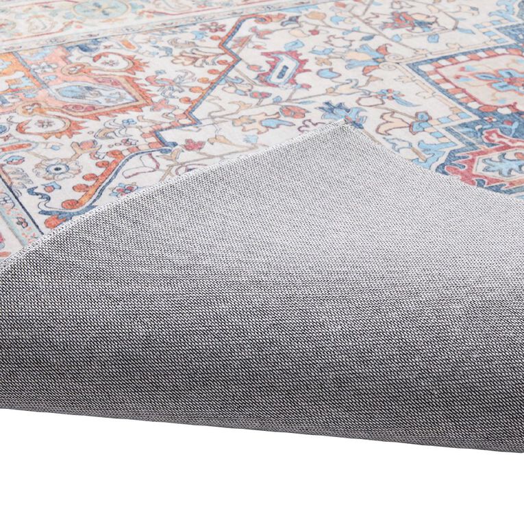 Living & Co Printed Rug Rust 120cm x 180cm, , hi-res