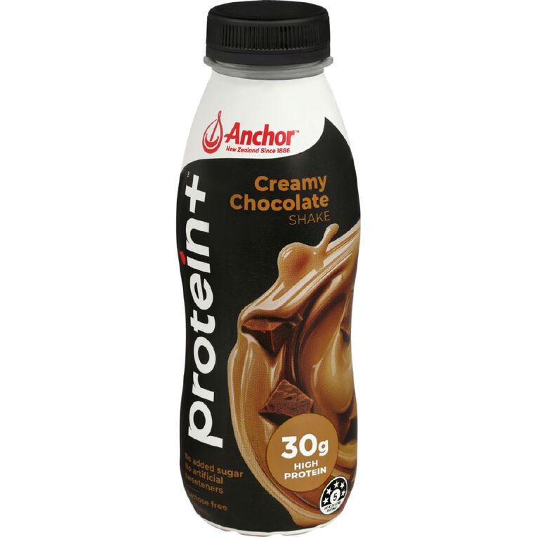 Anchor Protein+ Creamy Chocolate Shake Flavoured Milk 375ml, , hi-res