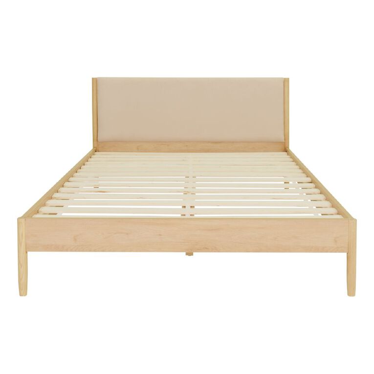 Living & Co Emerson Bedframe Natural Queen, , hi-res