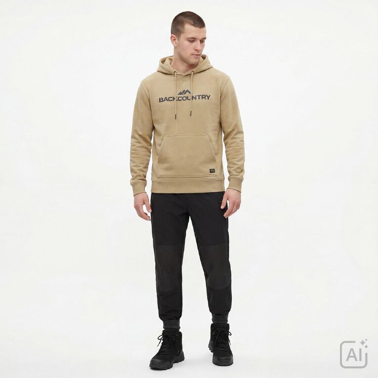 Back Country Adults' Fleece Hoodie, Brown Light, hi-res