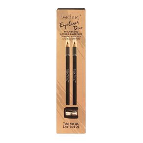 technic duo eyeliners black/brown 1 each