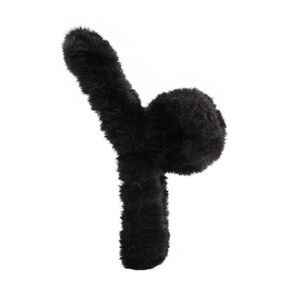 fluffy clip black 1 each