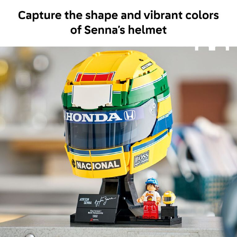 LEGO Editions Formula 1 Ayrton Senna Helmet 43024, , hi-res