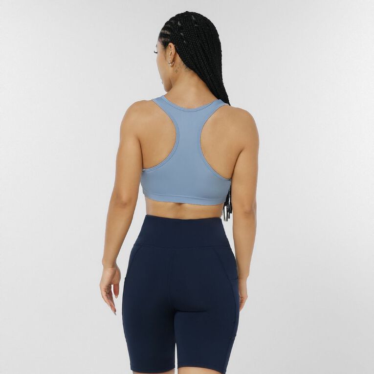 Active Intent Women's Low Impact Crop Top, Blue Light, hi-res