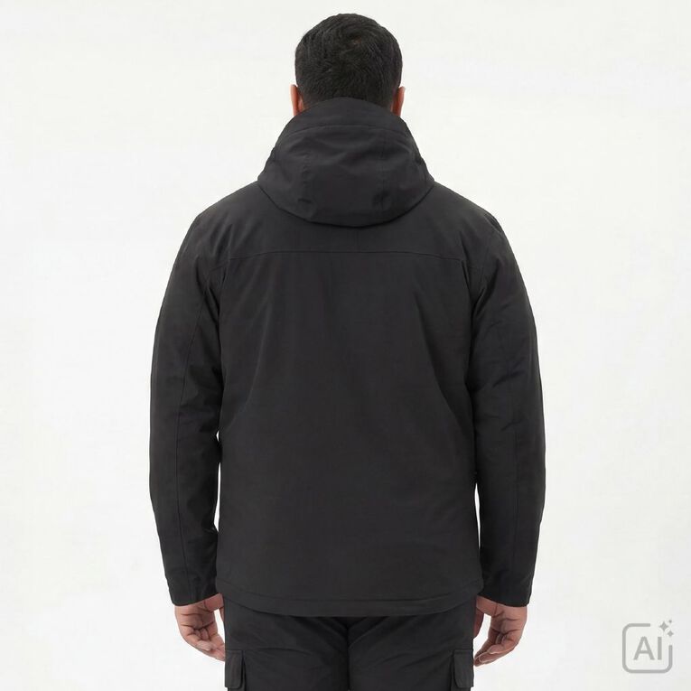 Back Country Adults' Waterproof Jacket, Black, hi-res