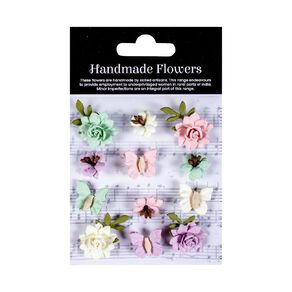 Uniti Craft Adults Handmade Flowers Cloria 12pc Multicoloured