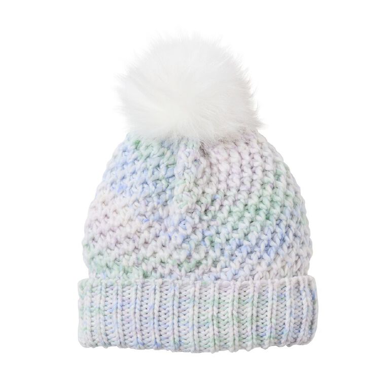 Young Original Kid's Ombre Lined Beanie, Purple Light, hi-res