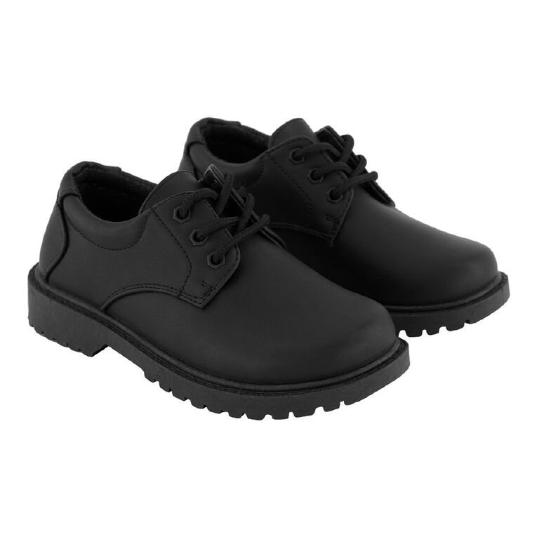 Young Original Junior Kids' Scholar School Shoes Black The Warehouse