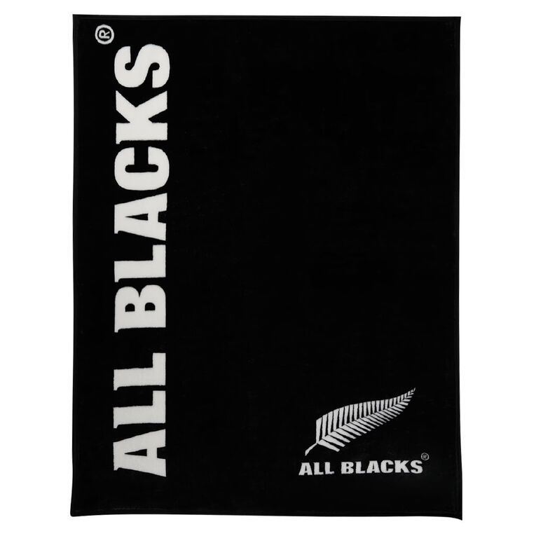 All Blacks Mink Blanket 150cm x 200cm, , hi-res