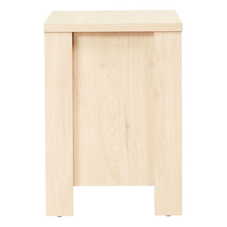 Living & Co Waipoua 2 Drawer Bedside Table Natural, , hi-res