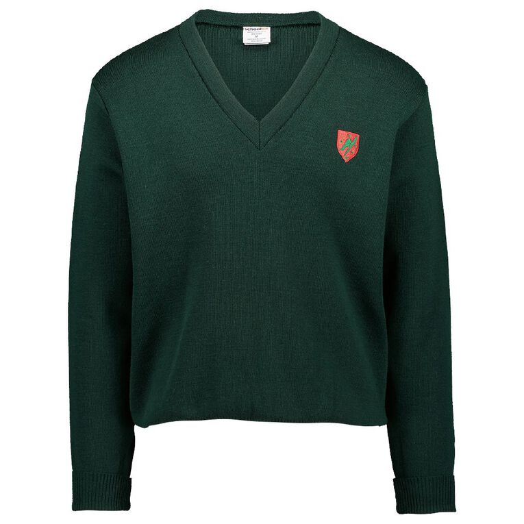 Schooltex Rangitikei College Jersey with Embroidery, Bottle Green, hi-res