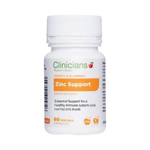clinicians zinc vege 15mg 60 capsules 60 capsule
