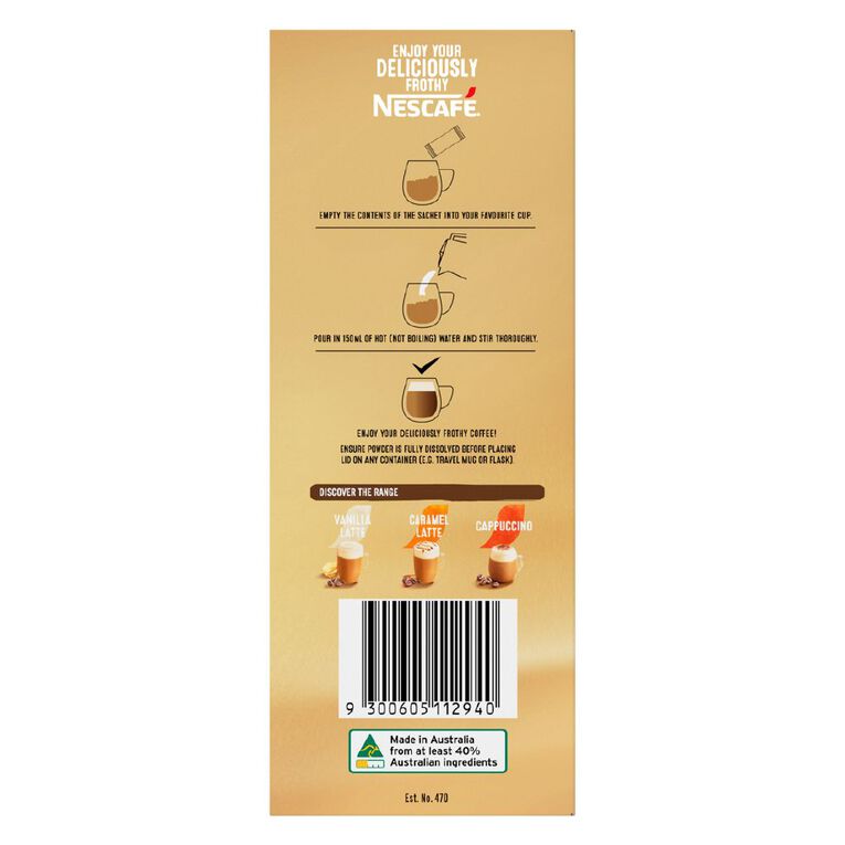 Nescafe Coffee Sachets Mocha 26 Pack, , hi-res