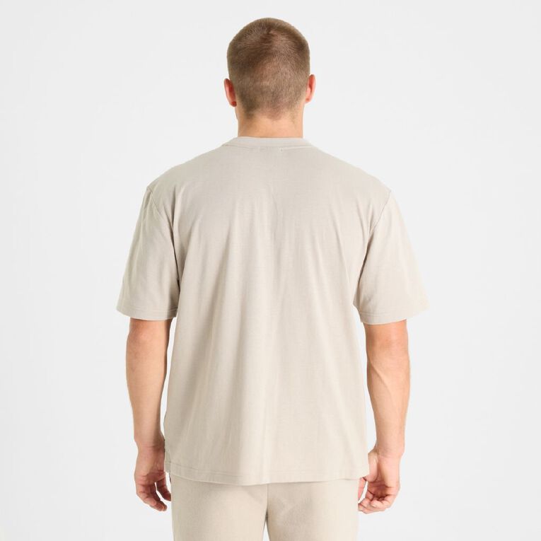 Lonsdale Unisex Tee, Taupe, hi-res