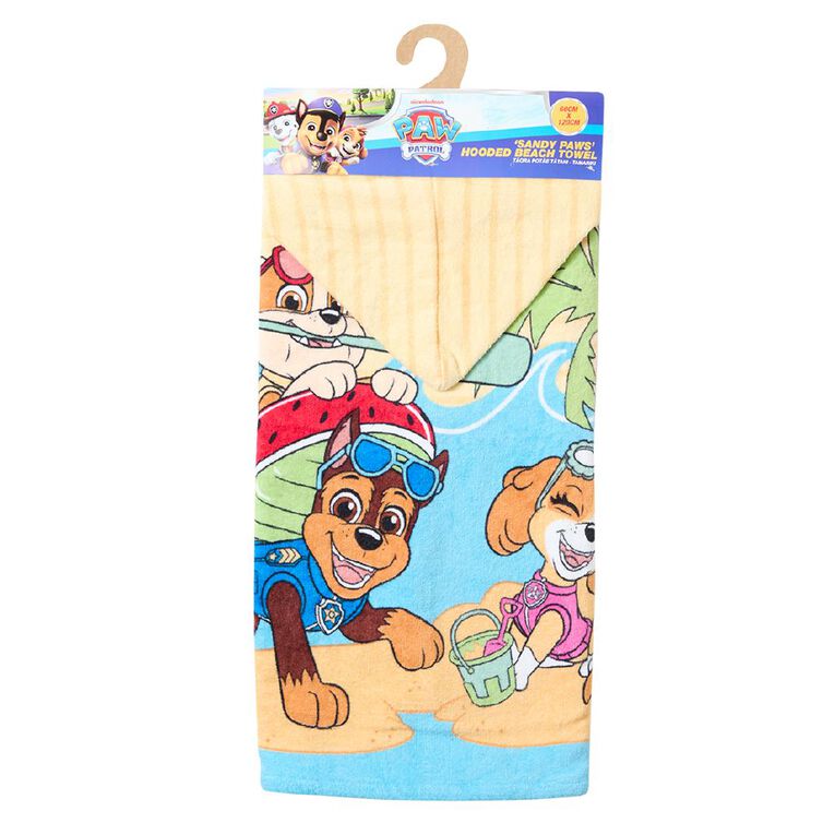 Paw Patrol Hooded Beach Towel, , hi-res