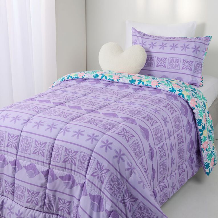 Moana Comforter Set 2-Piece Multi-Coloured King Single, , hi-res