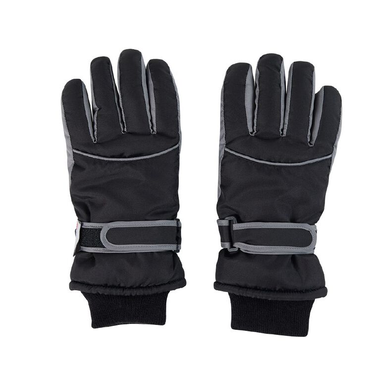 Young Original Older Kids Padded Gloves, Black, hi-res