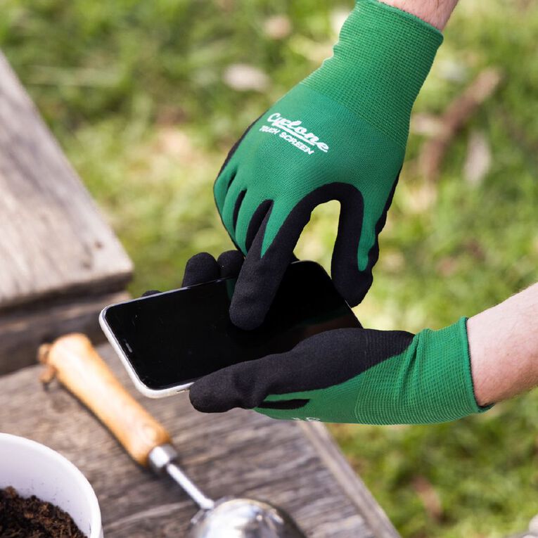 Cyclone Gloves Touch Screen Dip Medium, , hi-res